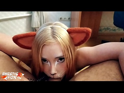 ❤️ Kitsune သည် ကွမ်းသီးကို မျိုချလိုက်ပြီး ပါးစပ်ထဲ စိမ့်ဝင်သွားသည် ️  လိင် မှာ ငါတို့မှာ ❤